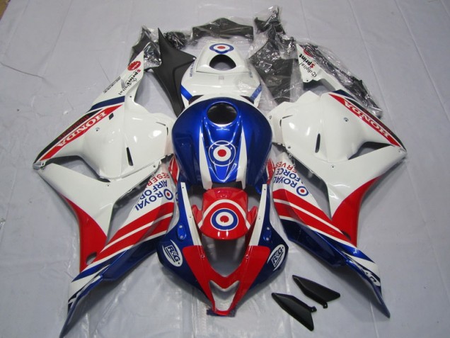 2009-2012 White Blue Red Honda CBR600RR Bike Fairings 2009-2012 White Blue Red Honda CBR600RR Bike Fairings