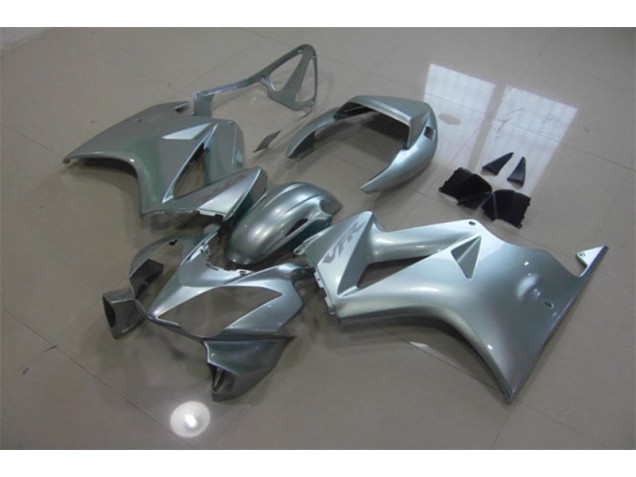 2002-2013 Silver Honda VFR800 Motorcycle Fairing Kit 2002-2013 Silver Honda VFR800 Motorcycle Fairing Kit
