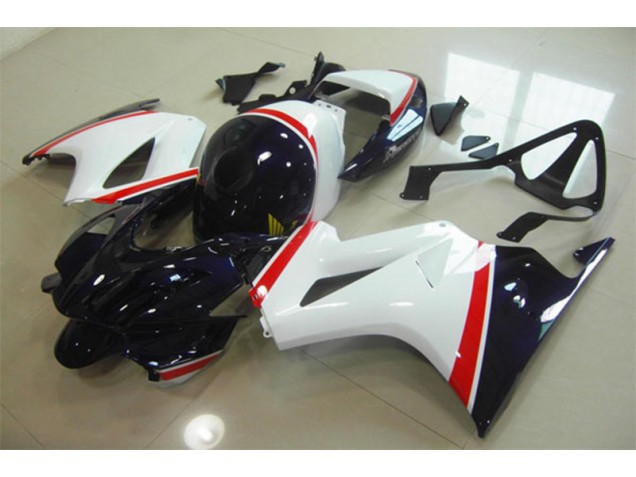 2002-2013 White Blue Honda VFR800 Replacement Motorcycle Fairings 2002-2013 White Blue Honda VFR800 Replacement Motorcycle Fairings