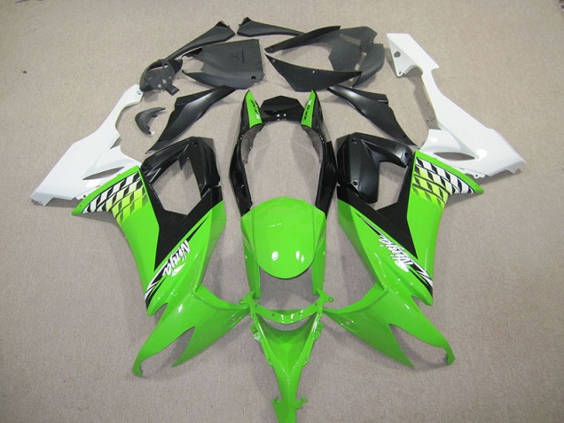 2008-2010 Black Green Ninja Kawasaki ZX10R Bike Fairings 2008-2010 Black Green Ninja Kawasaki ZX10R Bike Fairings