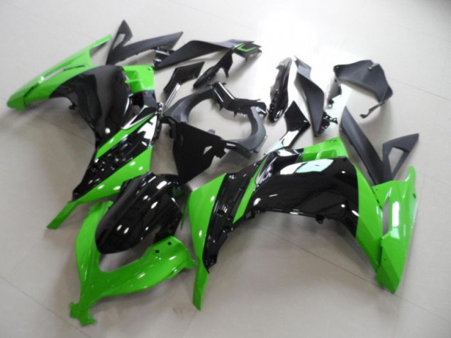 2013-2016 Black Green Kawasaki ZX300R Motorbike Fairing Kits 2013-2016 Black Green Kawasaki ZX300R Motorbike Fairing Kits