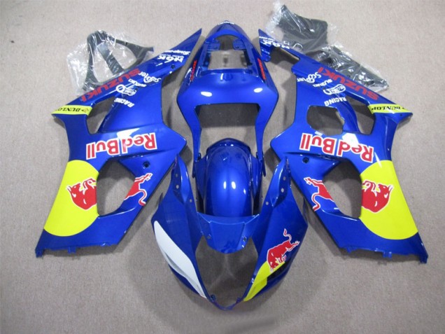 2003-2004 Blue Red Bull Suzuki GSXR1000 Replacement Motorcycle Fairings 2003-2004 Blue Red Bull Suzuki GSXR1000 Replacement Motorcycle Fairings