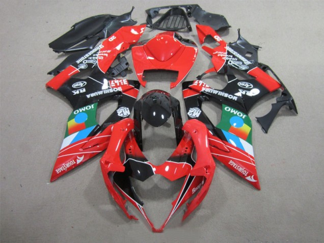 2005-2006 Black Red Green Suzuki GSXR1000 Bike Fairing 2005-2006 Black Red Green Suzuki GSXR1000 Bike Fairing