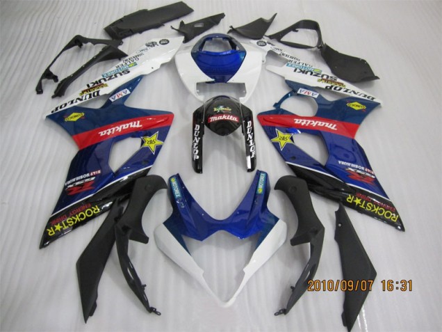 2005-2006 Blue Black Rockstar Suzuki GSXR1000 Replacement Motorcycle Fairings 2005-2006 Blue Black Rockstar Suzuki GSXR1000 Replacement Motorcycle Fairings