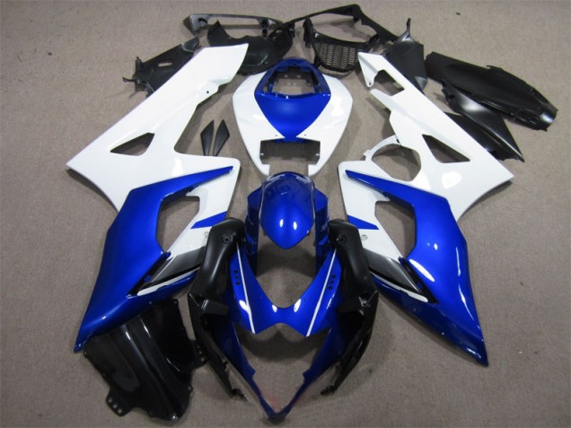 2005-2006 Blue White Suzuki GSXR1000 Motorcylce Fairings 2005-2006 Blue White Suzuki GSXR1000 Motorcylce Fairings