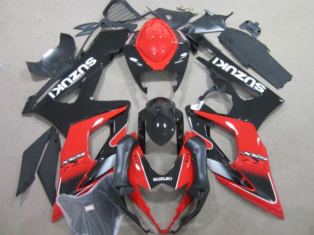 2005-2006 Black Red Suzuki GSXR1000 Motorcycle Fairings 2005-2006 Black Red Suzuki GSXR1000 Motorcycle Fairings