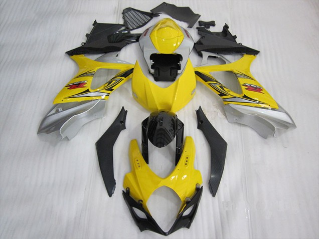 2007-2008 Yellow Black Suzuki GSXR1000 Motorbike Fairings 2007-2008 Yellow Black Suzuki GSXR1000 Motorbike Fairings