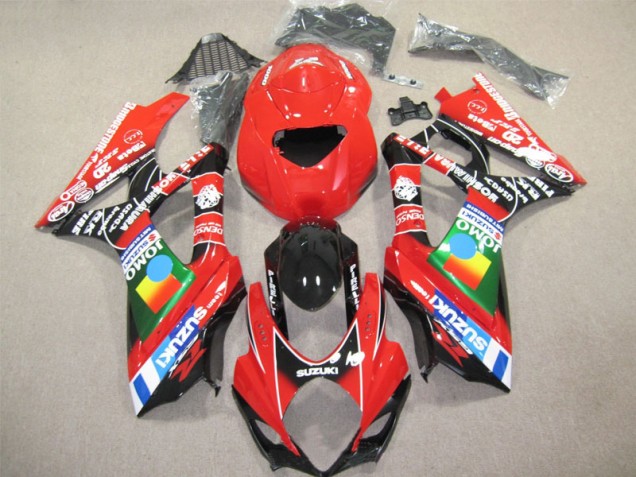 2007-2008 Red Black Suzuki GSXR1000 Motor Fairings 2007-2008 Red Black Suzuki GSXR1000 Motor Fairings