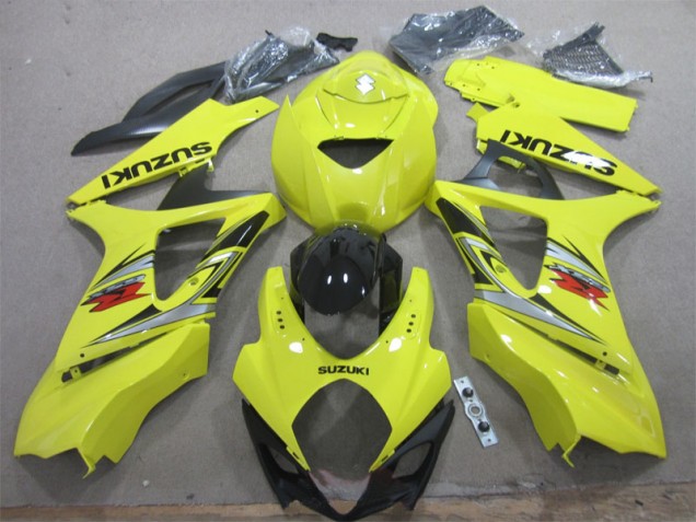 2007-2008 Yellow Black Suzuki GSXR1000 Motorcycle Fairings Kit 2007-2008 Yellow Black Suzuki GSXR1000 Motorcycle Fairings Kit