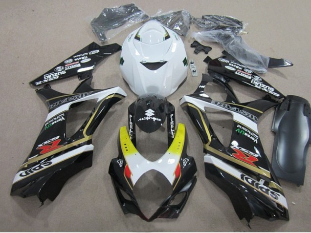 2007-2008 Black White Suzuki GSXR1000 Motorcylce Fairings 2007-2008 Black White Suzuki GSXR1000 Motorcylce Fairings