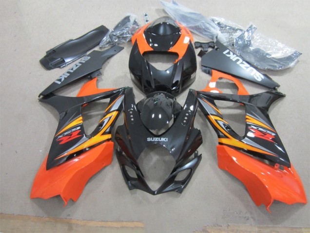 2007-2008 Black Orange Suzuki GSXR1000 Motorcycle Fairings 2007-2008 Black Orange Suzuki GSXR1000 Motorcycle Fairings
