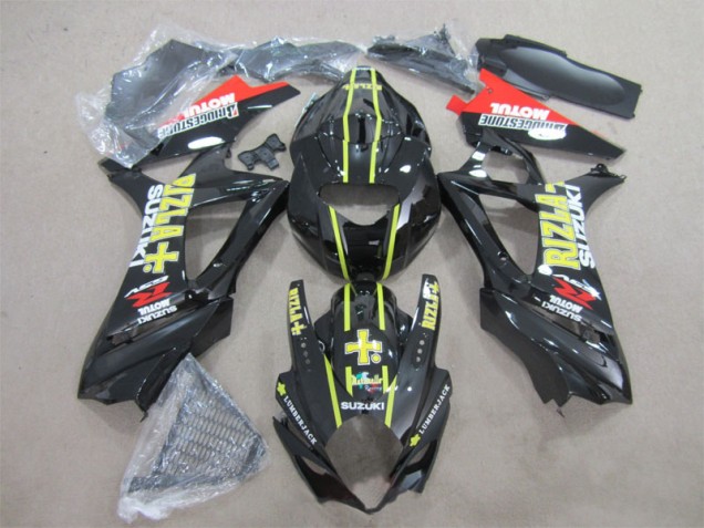 2007-2008 Black Yellow Rizla Suzuki GSXR1000 Bike Fairings 2007-2008 Black Yellow Rizla Suzuki GSXR1000 Bike Fairings