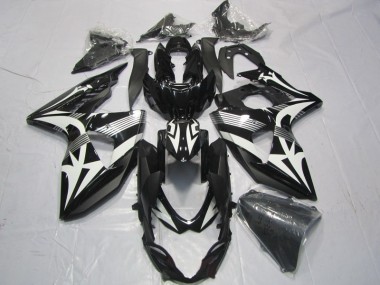 2009-2016 Black White Suzuki GSXR1000 Motorcyle Fairings