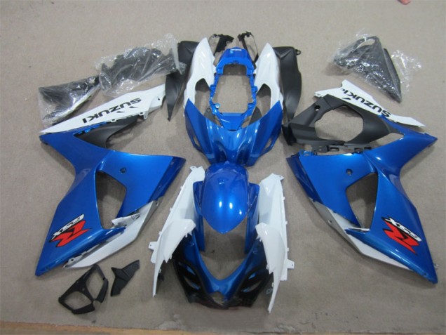 2009-2016 Blue White Suzuki GSXR1000 Motorcycle Fairings 2009-2016 Blue White Suzuki GSXR1000 Motorcycle Fairings