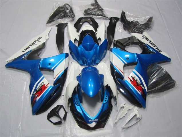 2009-2016 Blue White Suzuki GSXR1000 Replacement Motorcycle Fairings 2009-2016 Blue White Suzuki GSXR1000 Replacement Motorcycle Fairings