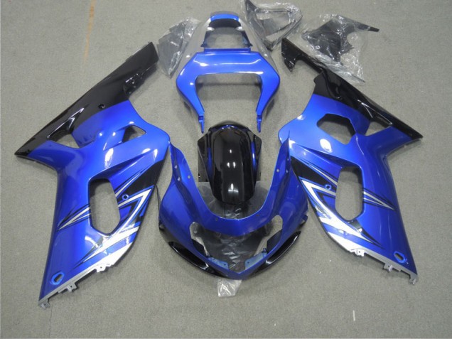 2001-2003 Blue Suzuki GSXR600 Motorcycle Fairing 2001-2003 Blue Suzuki GSXR600 Motorcycle Fairing
