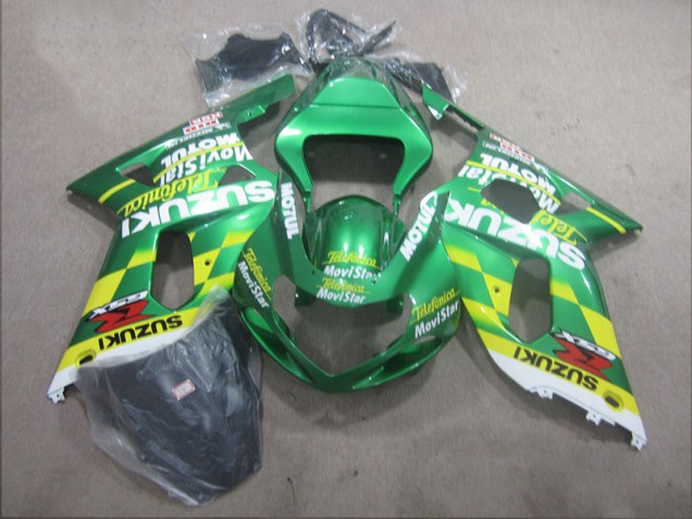 2001-2003 Telefunica Movistar Suzuki GSXR600 Motor Bike Fairings 2001-2003 Telefunica Movistar Suzuki GSXR600 Motor Bike Fairings