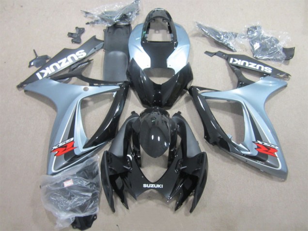 2006-2007 Black Grey Suzuki GSXR600 Motor Fairings 2006-2007 Black Grey Suzuki GSXR600 Motor Fairings