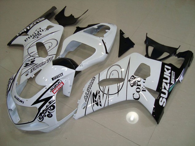 2001-2003 White Alstare Motul Suzuki GSXR750 Motor Bike Fairings 2001-2003 White Alstare Motul Suzuki GSXR750 Motor Bike Fairings