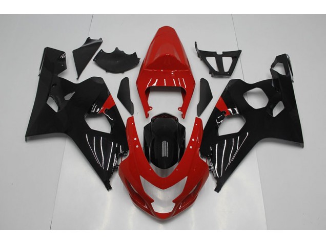 2004-2005 Red Black Suzuki GSXR750 Motorcylce Fairings 2004-2005 Red Black Suzuki GSXR750 Motorcylce Fairings