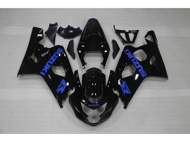 2004-2005 Black Blue Decal Suzuki GSXR750 Motorcycle Fairing Kits 2004-2005 Black Blue Decal Suzuki GSXR750 Motorcycle Fairing Kits