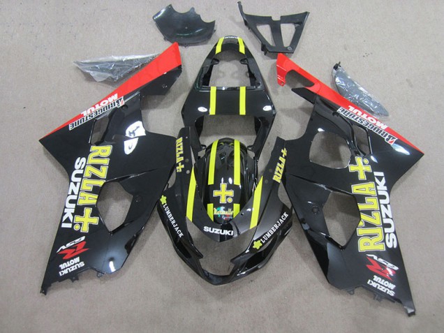 2004-2005 Black Yellow Rizla Suzuki GSXR750 Bike Fairing 2004-2005 Black Yellow Rizla Suzuki GSXR750 Bike Fairing