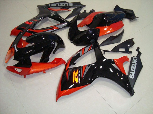 2006-2007 Black Red Suzuki GSXR750 Motorcycle Fairing Kits 2006-2007 Black Red Suzuki GSXR750 Motorcycle Fairing Kits