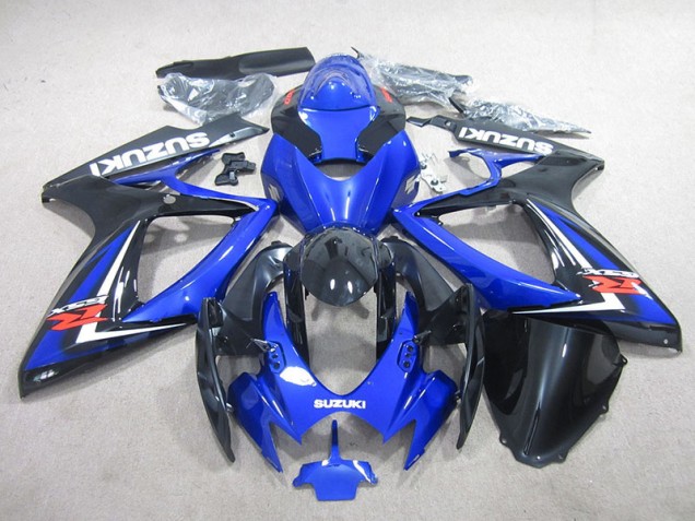 2006-2007 Blue Black Suzuki GSXR750 Motorbike Fairing 2006-2007 Blue Black Suzuki GSXR750 Motorbike Fairing