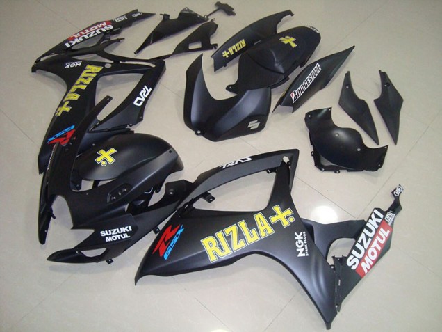 2006-2007 Black Yellow Rizla Suzuki GSXR750 Motorbike Fairing Kits 2006-2007 Black Yellow Rizla Suzuki GSXR750 Motorbike Fairing Kits