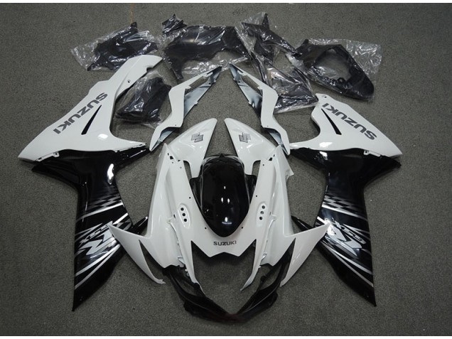 2011-2021 White Black Suzuki GSXR750 Bike Fairings 2011-2021 White Black Suzuki GSXR750 Bike Fairings
