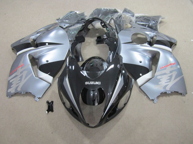 1996-2007 Black Silver Suzuki GSXR1300 Hayabusa Motorcyle Fairings 1996-2007 Black Silver Suzuki GSXR1300 Hayabusa Motorcyle Fairings