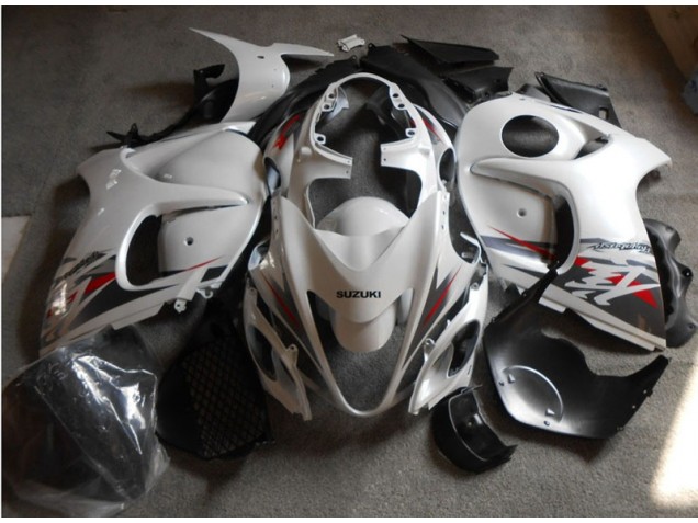 2008-2019 White Black Suzuki GSXR1300 Hayabusa Motorcycle Fairings Kits 2008-2019 White Black Suzuki GSXR1300 Hayabusa Motorcycle Fairings Kits