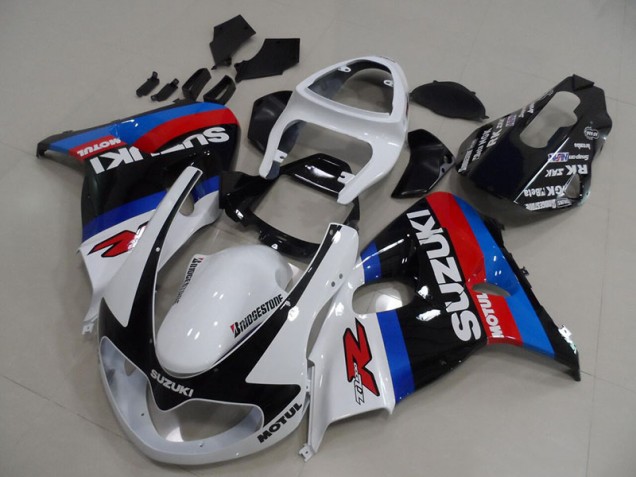 1998-2003 White Blue Motul Suzuki TL1000R Motorbike Fairing 1998-2003 White Blue Motul Suzuki TL1000R Motorbike Fairing