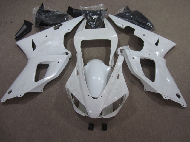 1998-1999 White Yamaha YZF R1 Motorcycle Replacement Fairings 1998-1999 White Yamaha YZF R1 Motorcycle Replacement Fairings