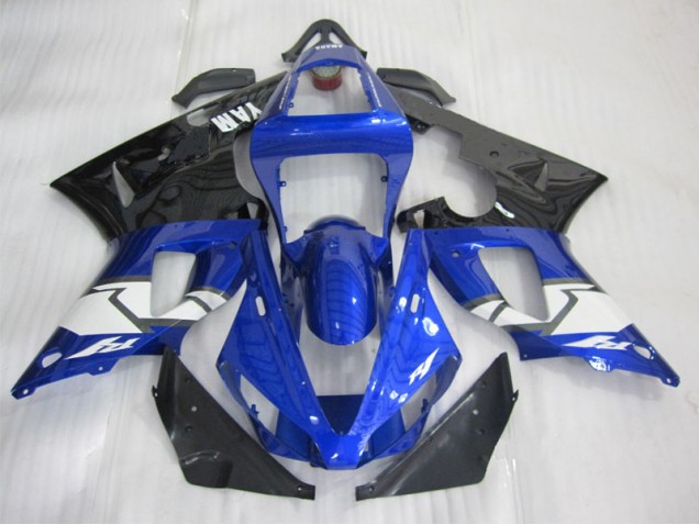 2000-2001 Blue Black White Yamaha YZF R1 Motorcycle Fairing 2000-2001 Blue Black White Yamaha YZF R1 Motorcycle Fairing