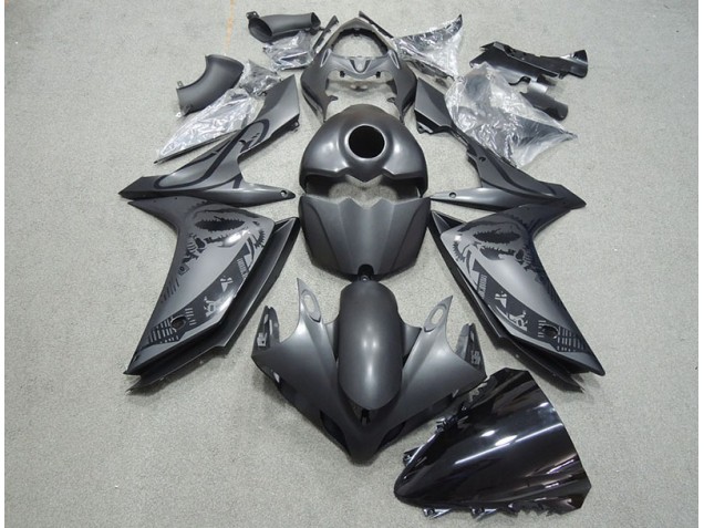 2007-2008 Black Yamaha YZF R1 Motorcycle Fairings Kits
