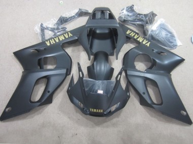 1998-2002 Black Yellow Decal Yamaha YZF R6 Motorcylce Fairings