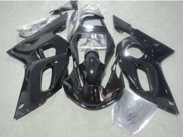 1998-2002 Black Yamaha YZF R6 Motorbike Fairing 1998-2002 Black Yamaha YZF R6 Motorbike Fairing