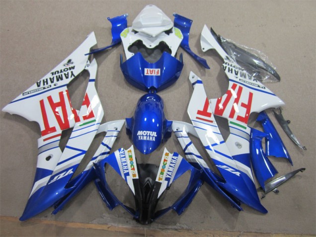 2008-2016 White Black Red Fiat Yamaha YZF R6 Motorbike Fairing Kits 2008-2016 White Black Red Fiat Yamaha YZF R6 Motorbike Fairing Kits